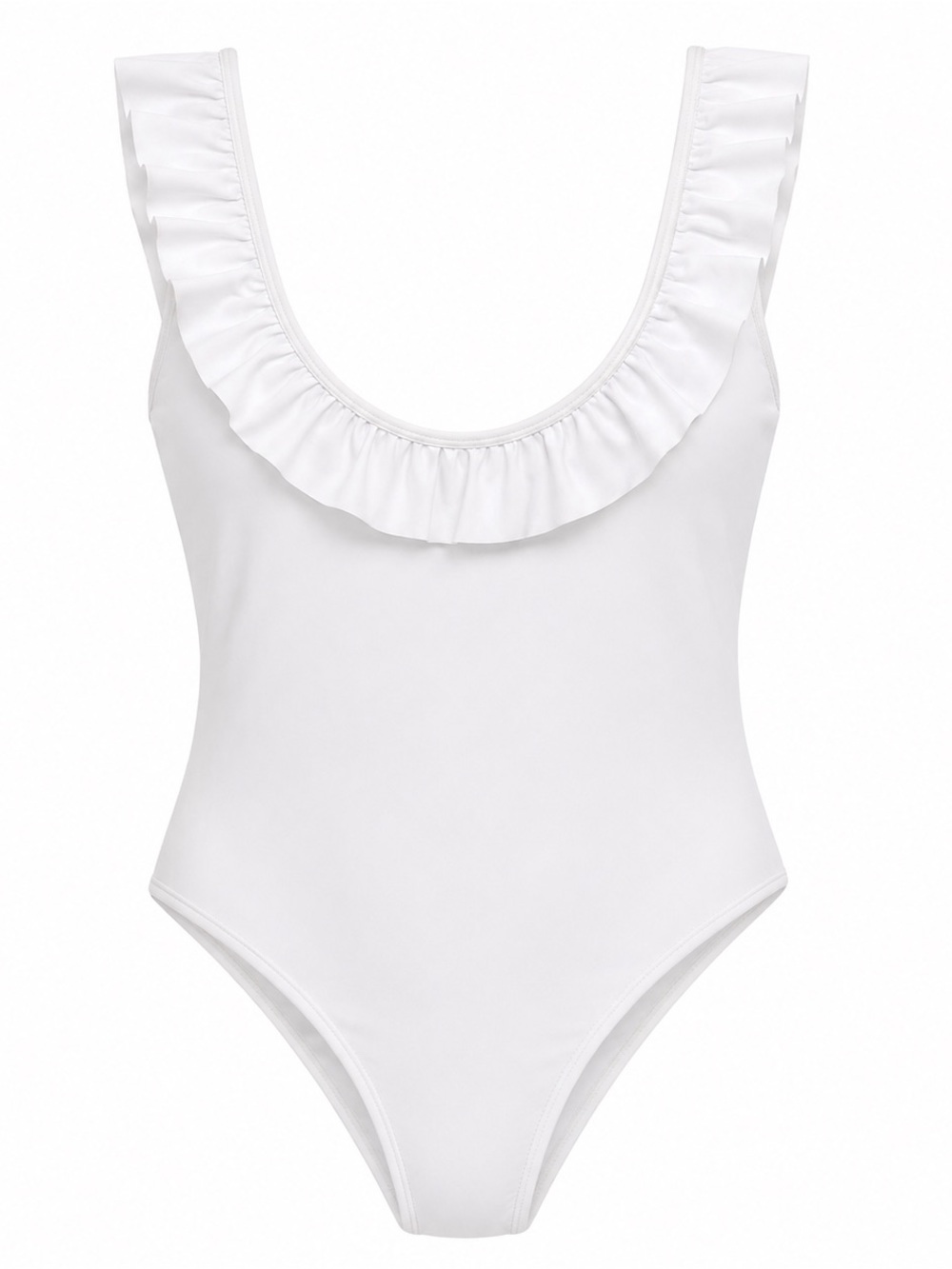 Lolli Swim Sugar Coast White One-Piece Swimsuit Large